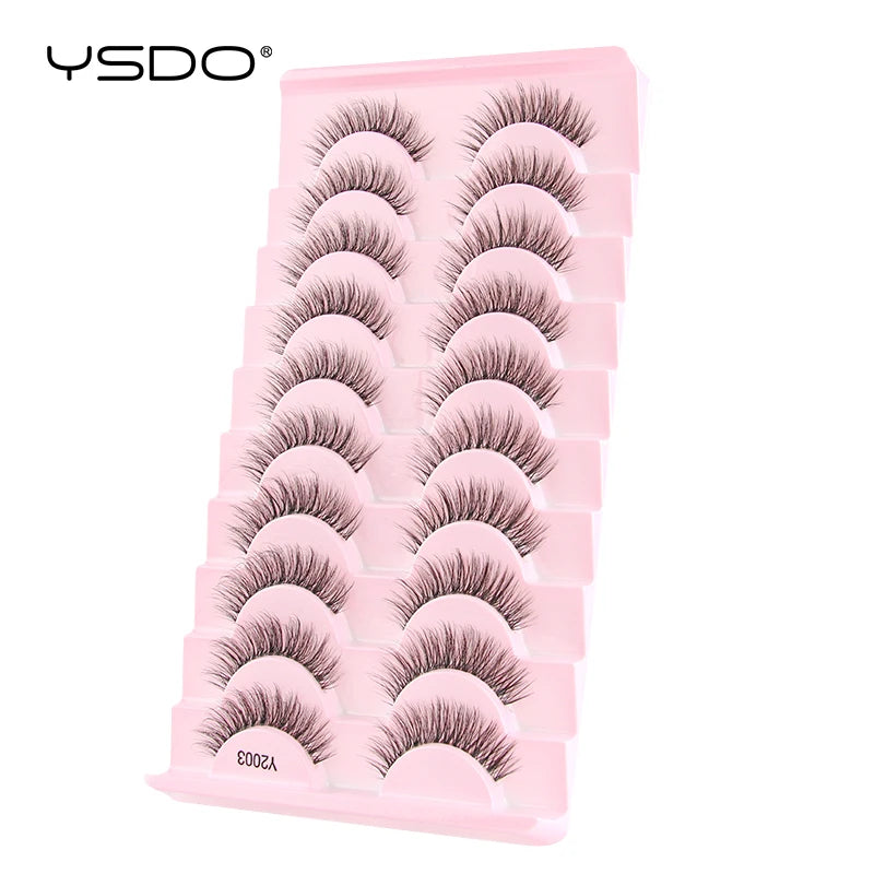 10 Pairs Wispy Strip Eyelashes