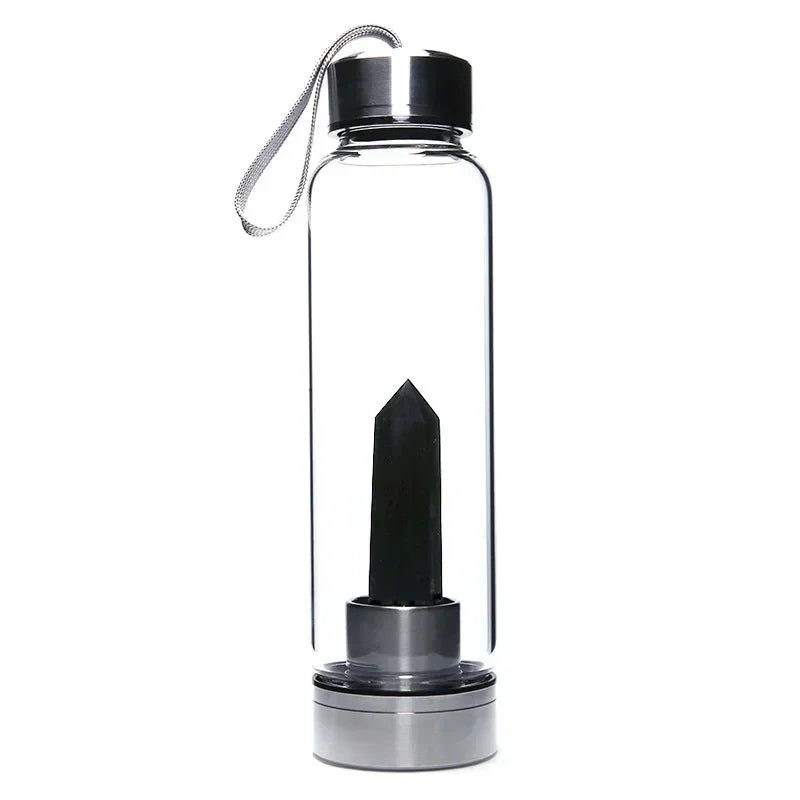 ✨Magic Energy Crystal Glass Water Bottle✨