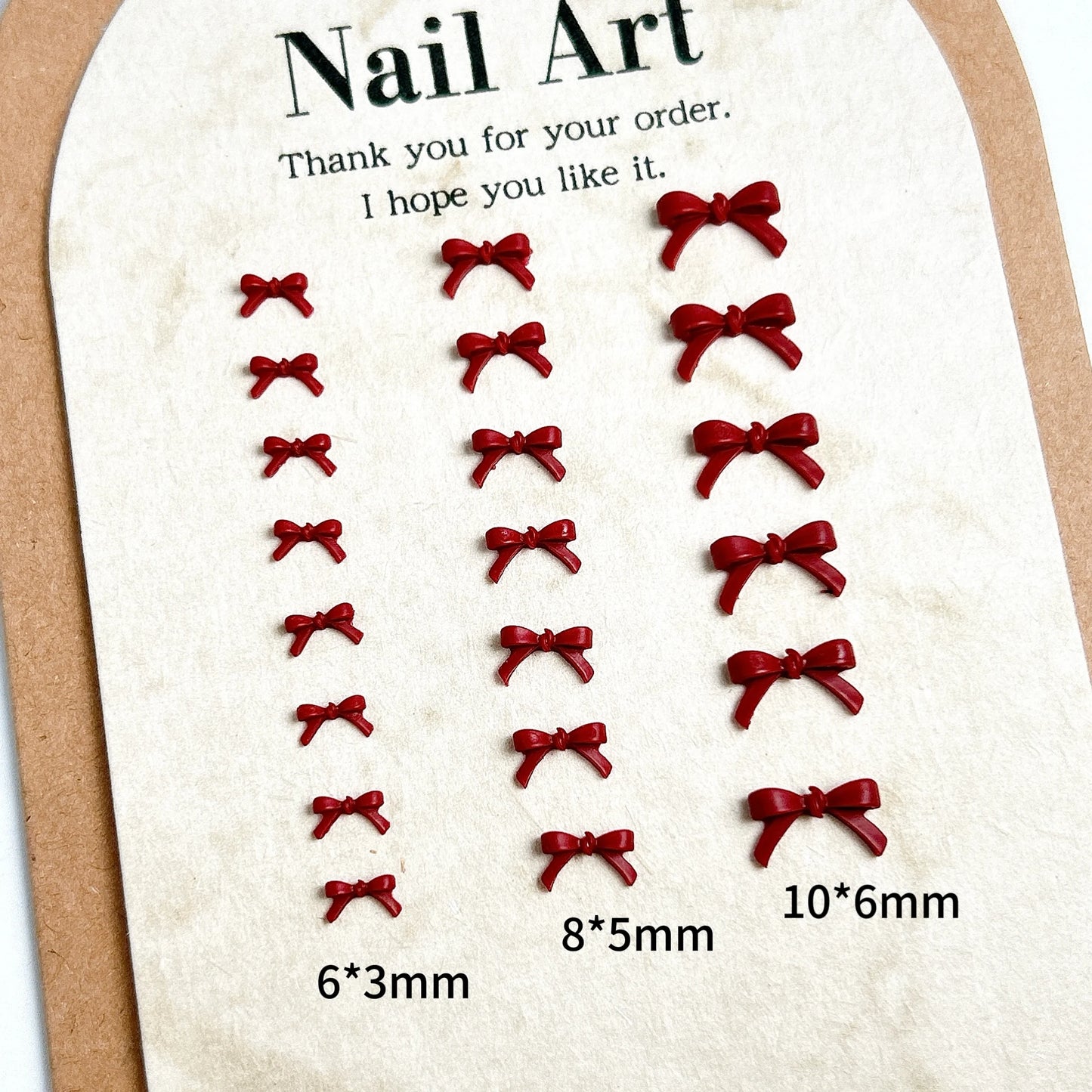 ✨3D Bow Nail Charms (100 Pieces)✨