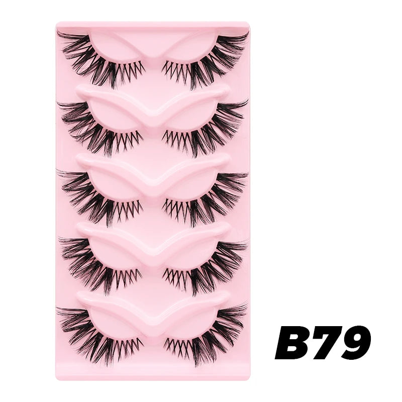 10 Pairs Cat Eye Lashes