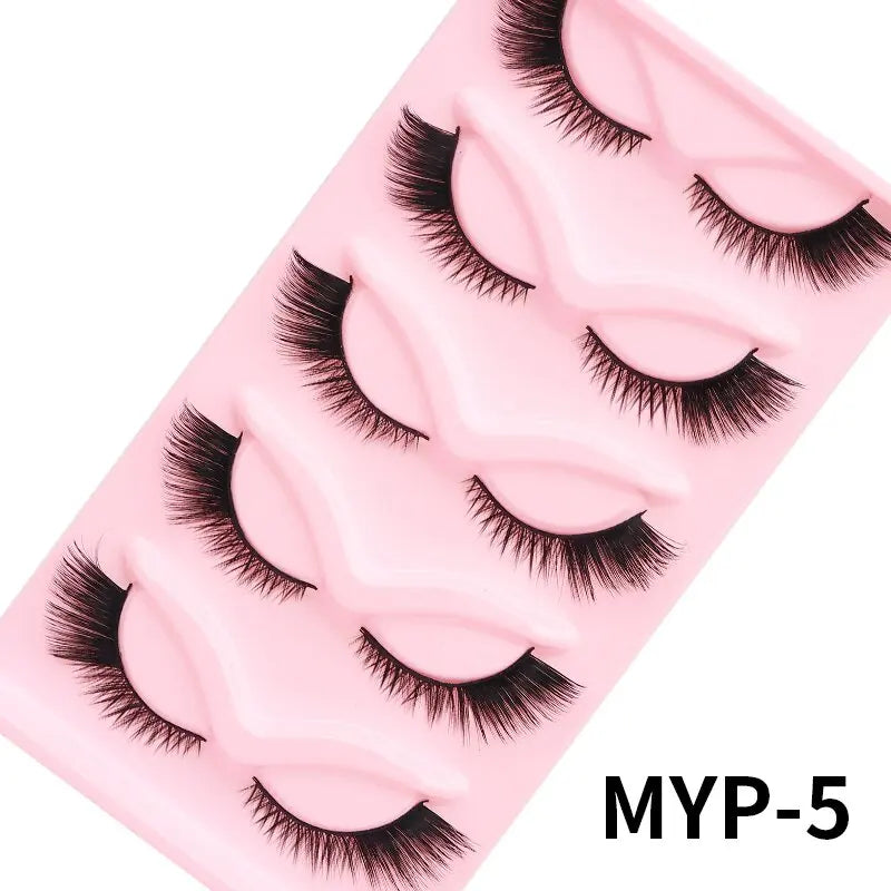 10 Pairs Cat Eye Lashes