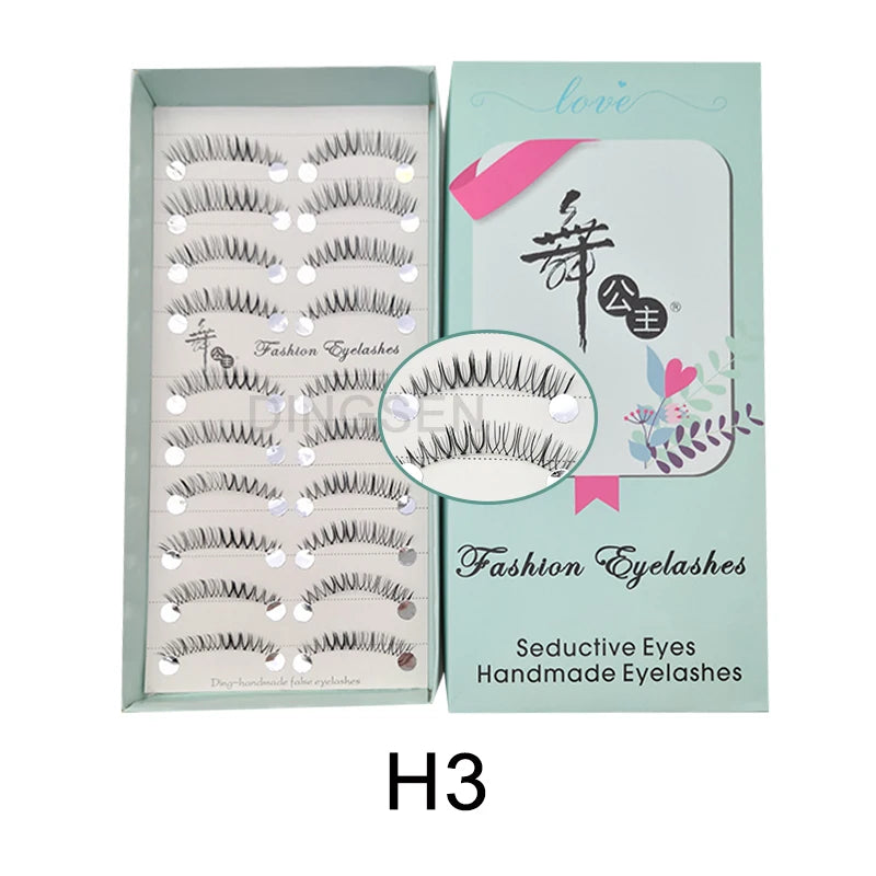 10 Pairs Cat Eye Lashes