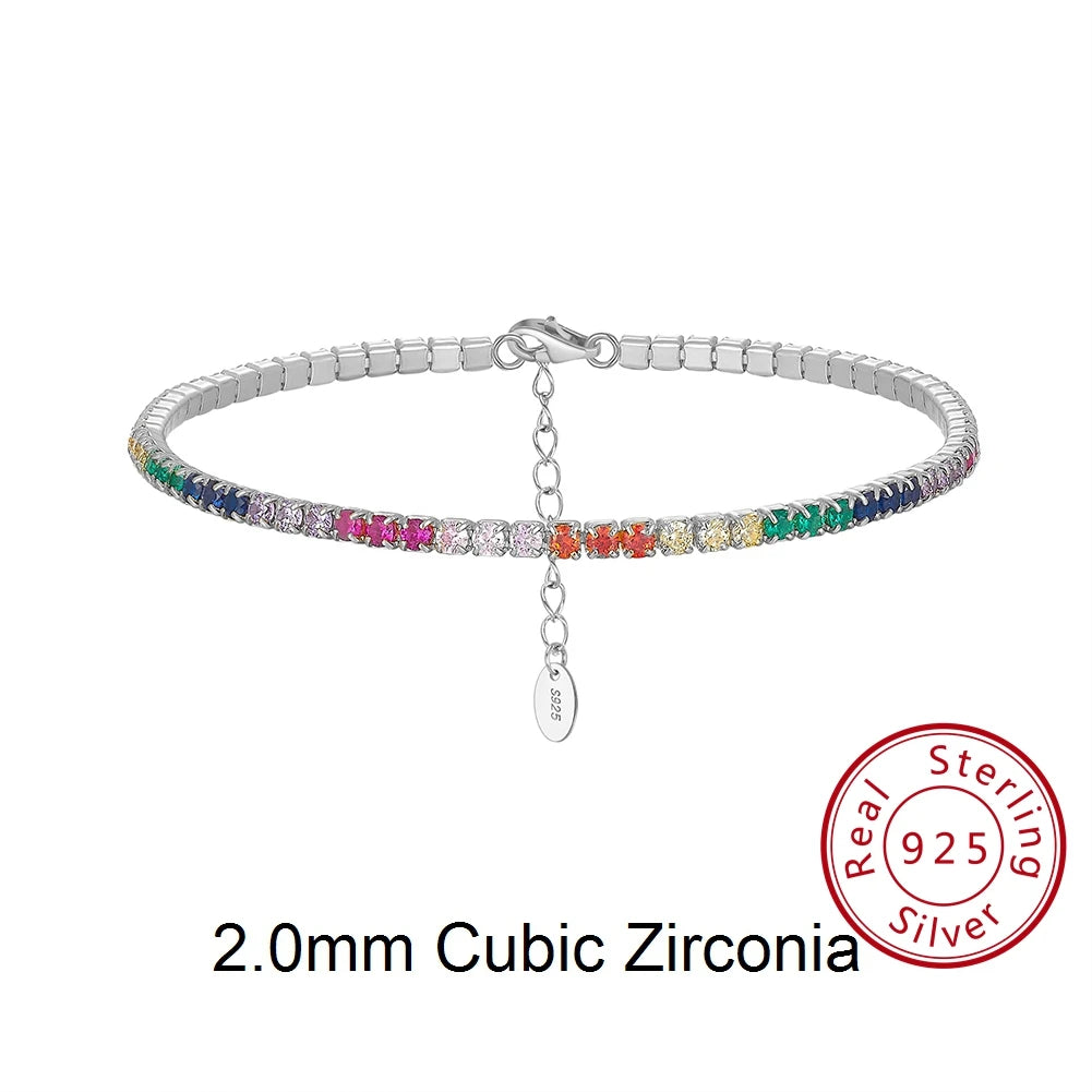 β¨ Sterling Silver Tennis Bracelet β¨