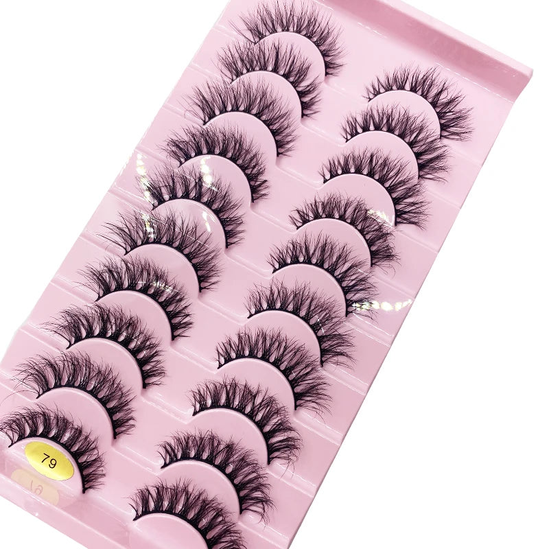 ✨ Cat Eye False Eyelashes (10 Pairs Set) ✨