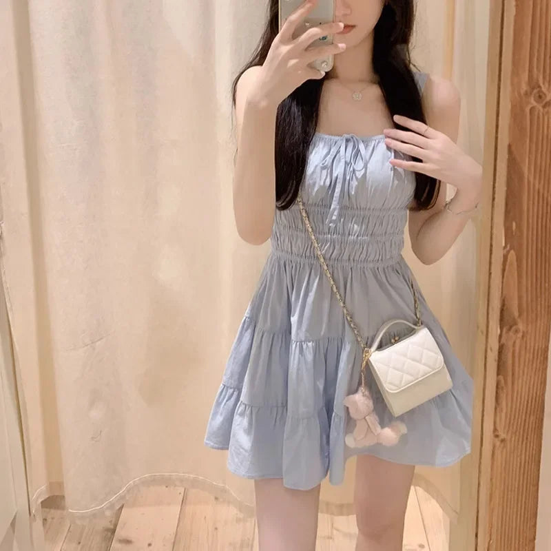 β¨ Powder Blue Ruffle Dress β¨
