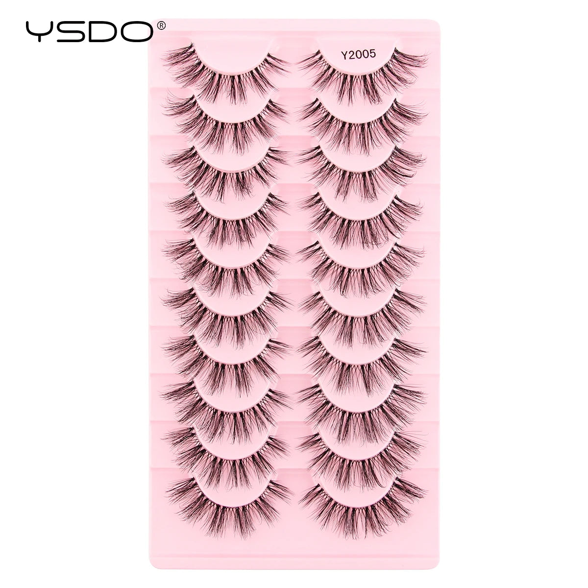 10 Pairs Wispy Strip Eyelashes