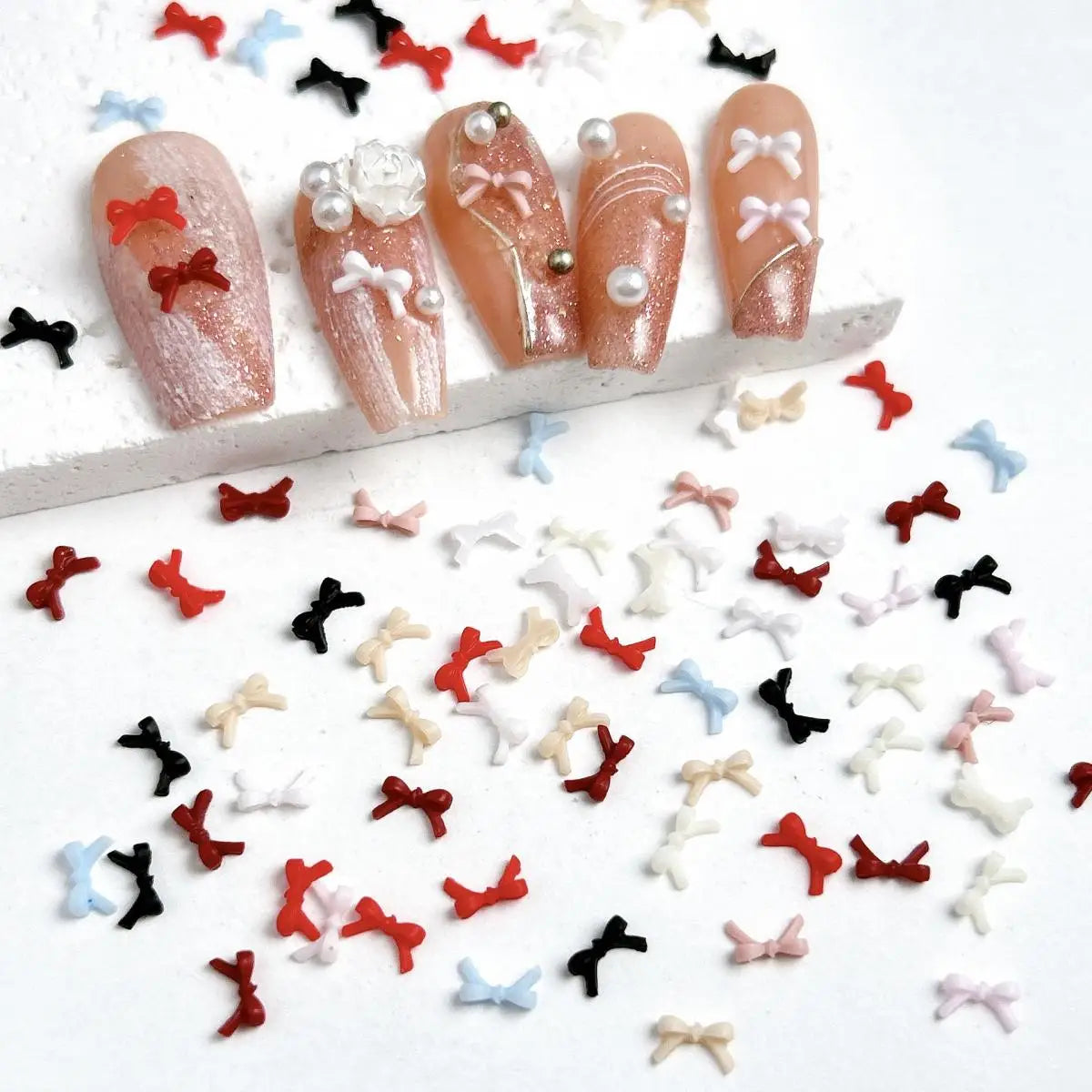 ✨3D Bow Nail Charms (100 Pieces)✨