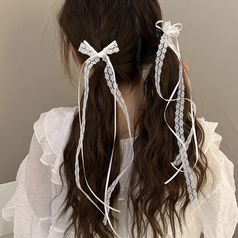 Lace Bow Hairpin