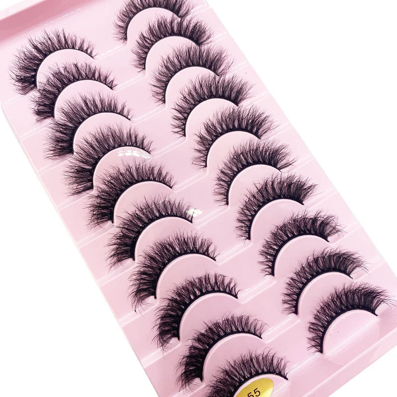 ✨ Cat Eye False Eyelashes (10 Pairs Set) ✨