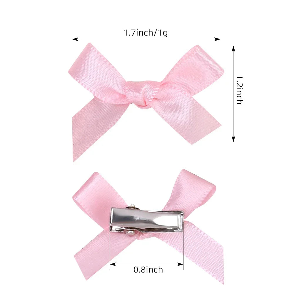 10Pc Mini Bow Clips