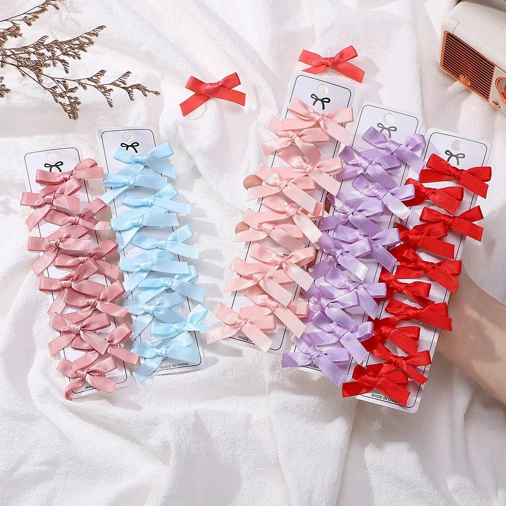 10Pc Mini Bow Clips