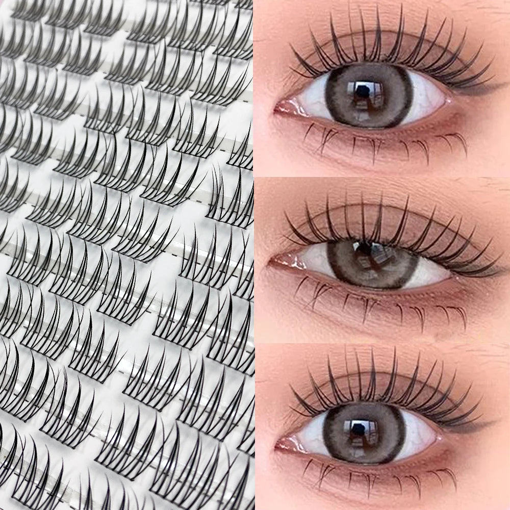 120 Cluster Brown Mink Cluster Eyelashes