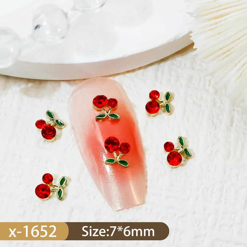 ✨Cherry Nail Charms (10 Piece Set)✨