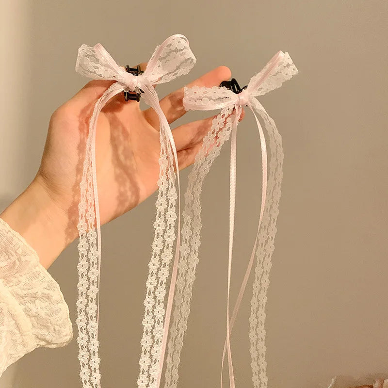 Lace Bow Hairpin