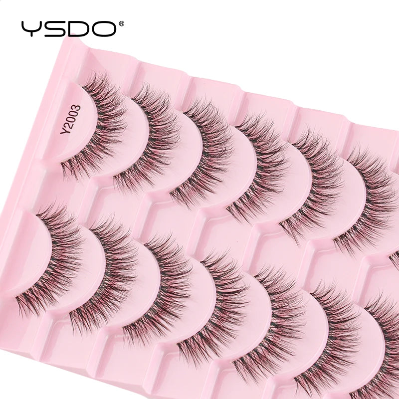 10 Pairs Wispy Strip Eyelashes