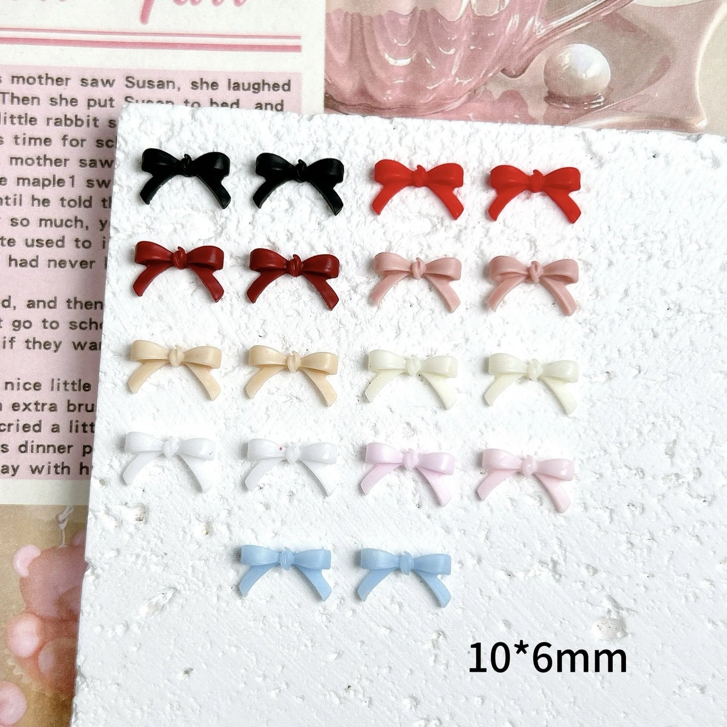 ✨3D Bow Nail Charms (100 Pieces)✨