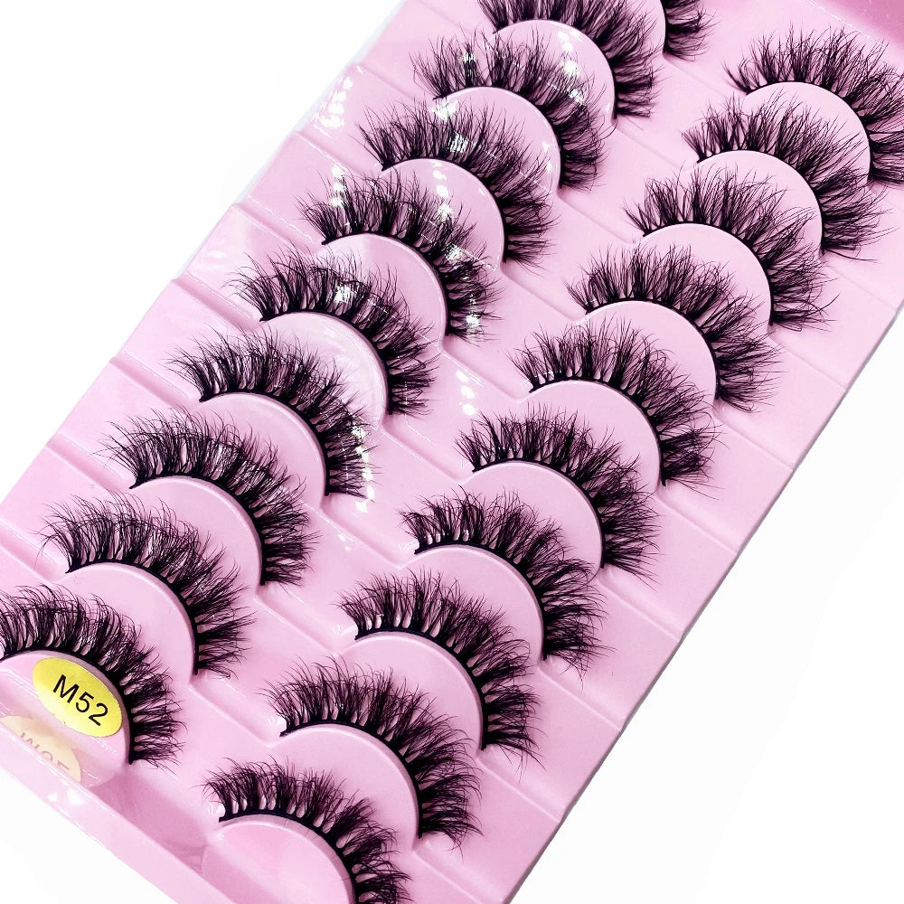 ✨ Cat Eye False Eyelashes (10 Pairs Set) ✨