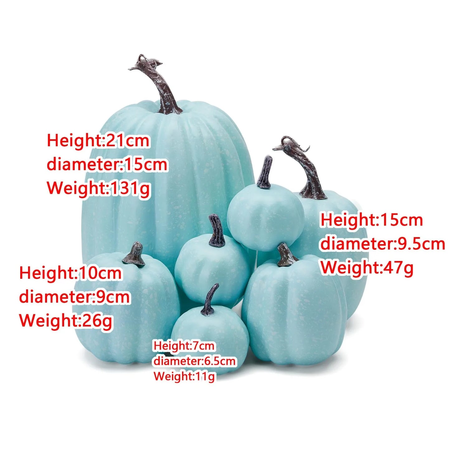 ✨Plastic Pumpkin Decorative Set (8 Pieces)✨