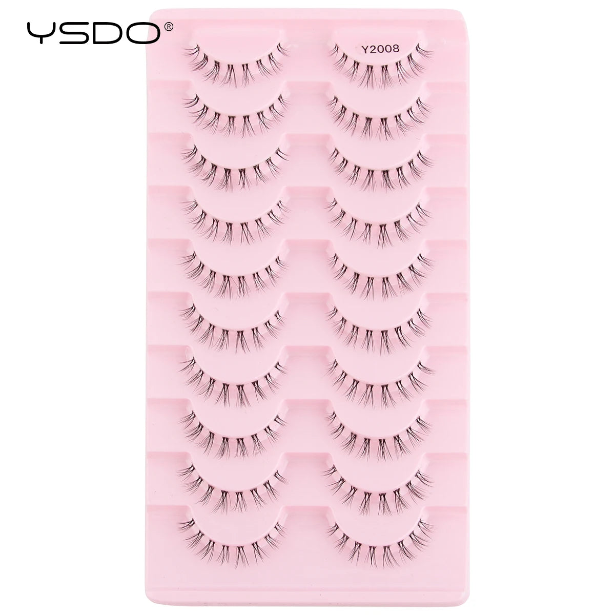 10 Pairs Wispy Strip Eyelashes