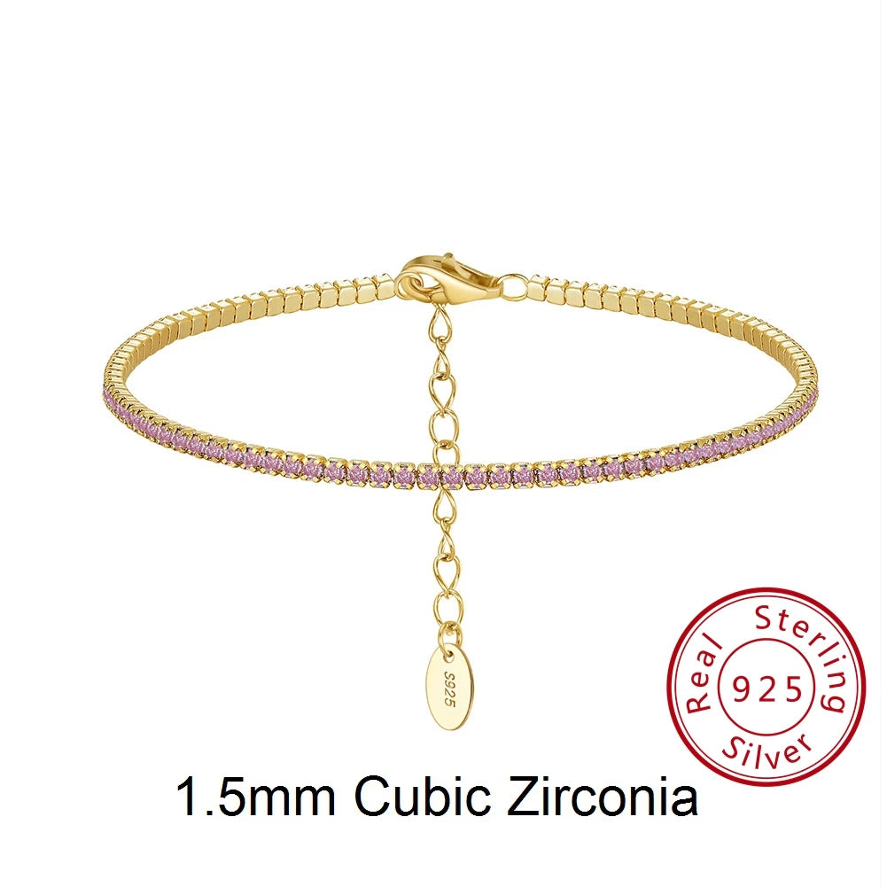 β¨ Sterling Silver Tennis Bracelet β¨