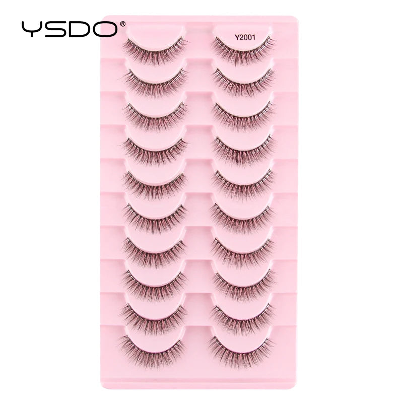 10 Pairs Wispy Strip Eyelashes