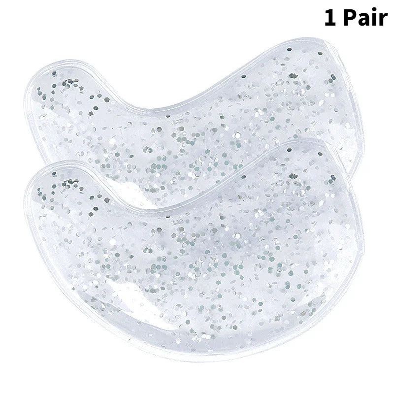 Reusable Glitter Gel Undereye Pads
