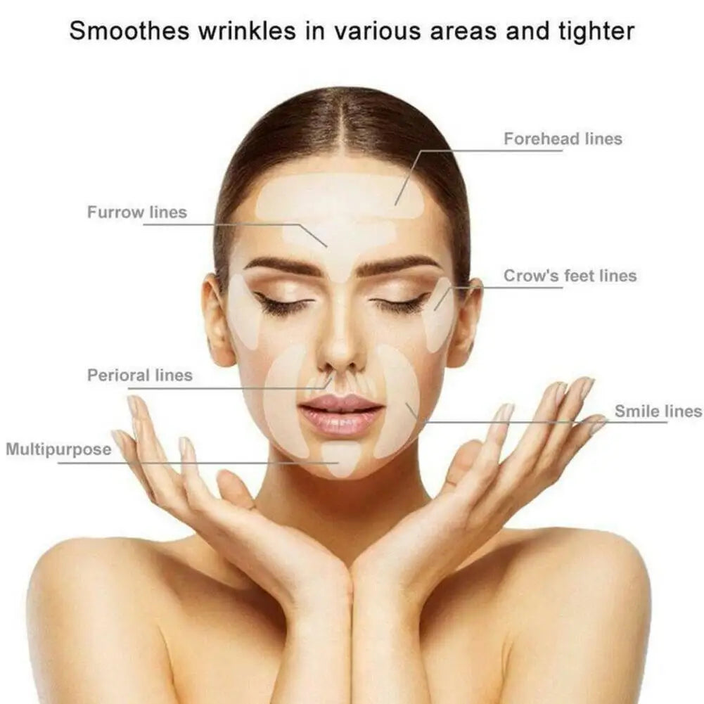 18pcs Reusable Silicone Anti-Wrinkle Patches Set