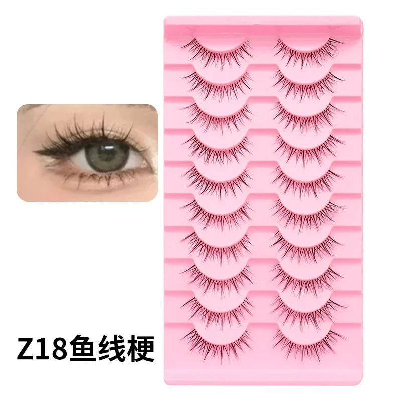 10 Pairs Cat Eye Lashes