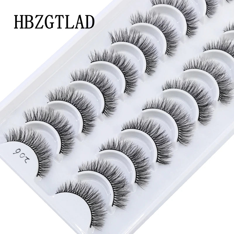 ✨ Cat Eye False Eyelashes (10 Pairs Set) ✨