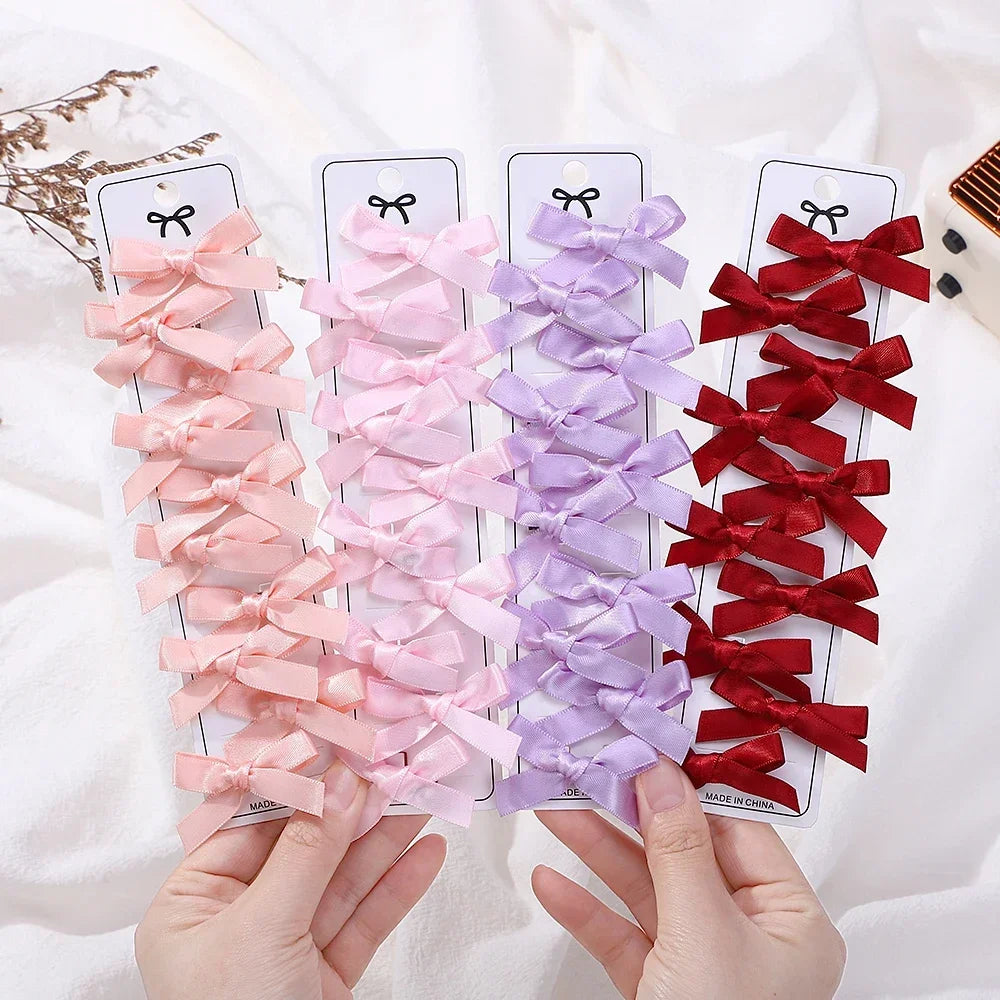 10Pc Mini Bow Clips