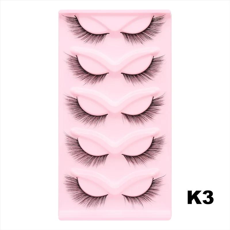 10 Pairs Cat Eye Lashes