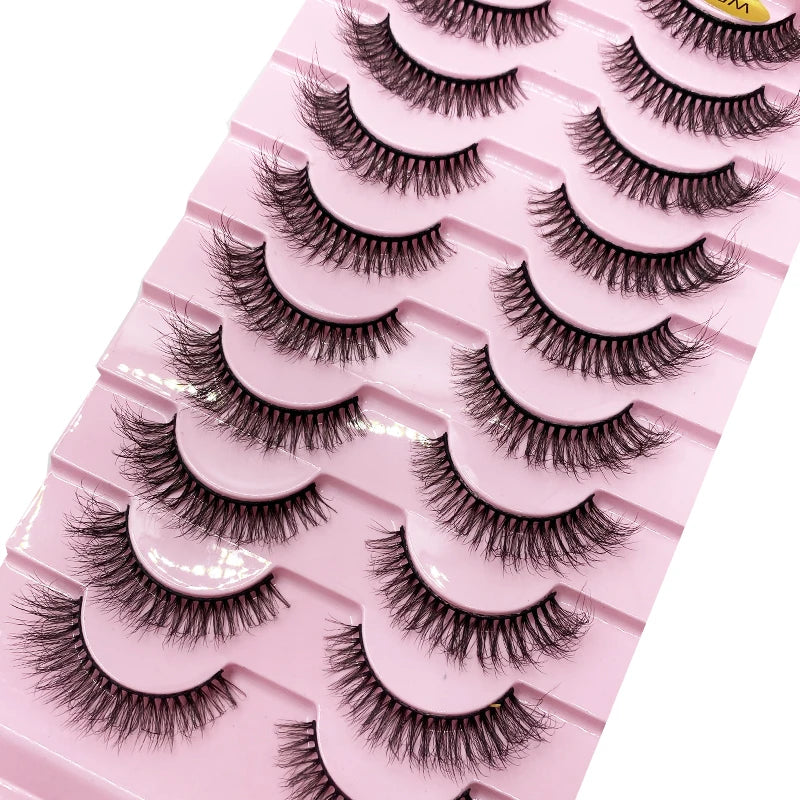 ✨ Cat Eye False Eyelashes (10 Pairs Set) ✨