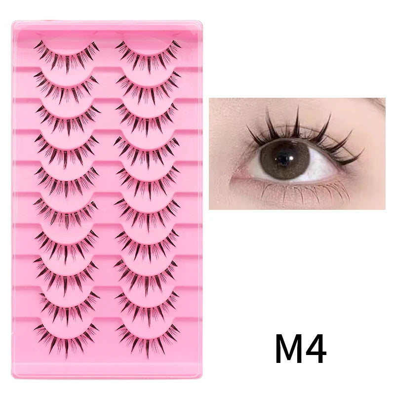 10 Pairs Cat Eye Lashes