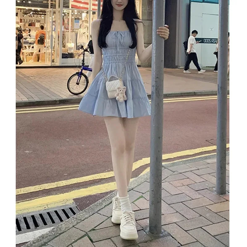 β¨ Powder Blue Ruffle Dress β¨