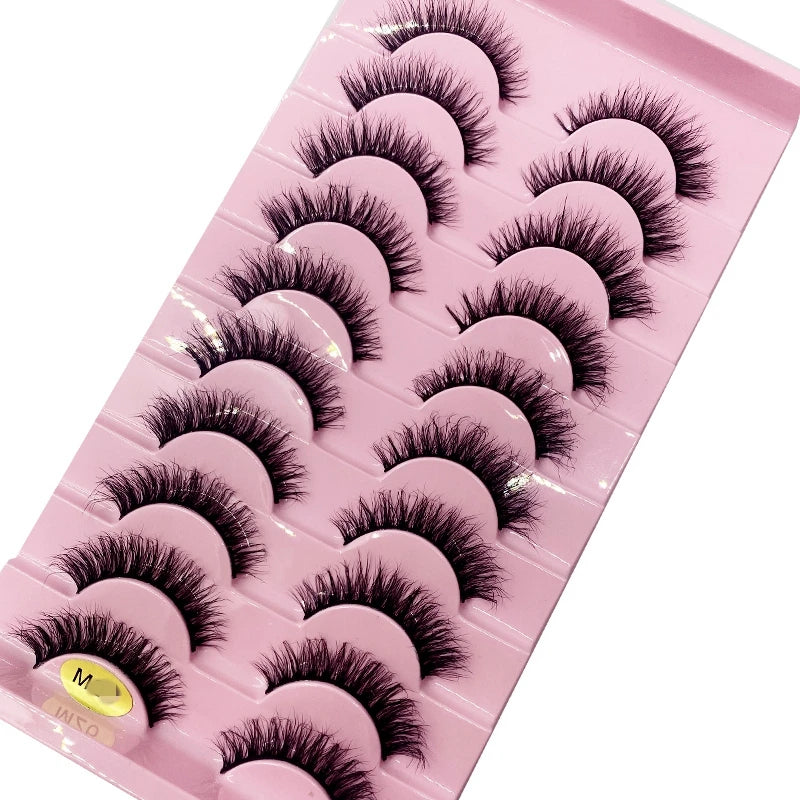 ✨ Cat Eye False Eyelashes (10 Pairs Set) ✨
