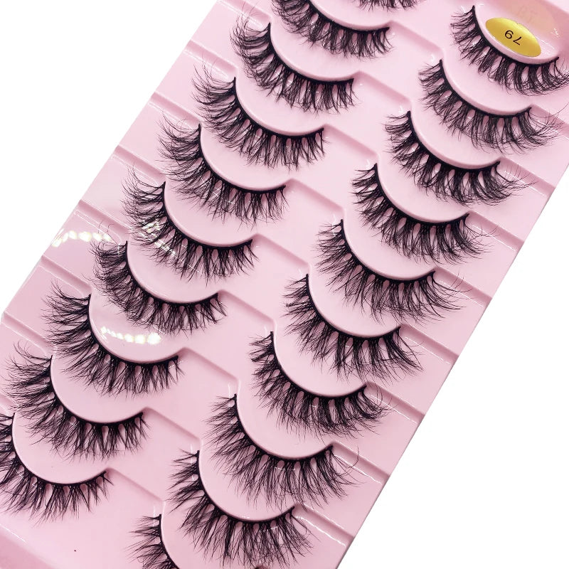 ✨ Cat Eye False Eyelashes (10 Pairs Set) ✨