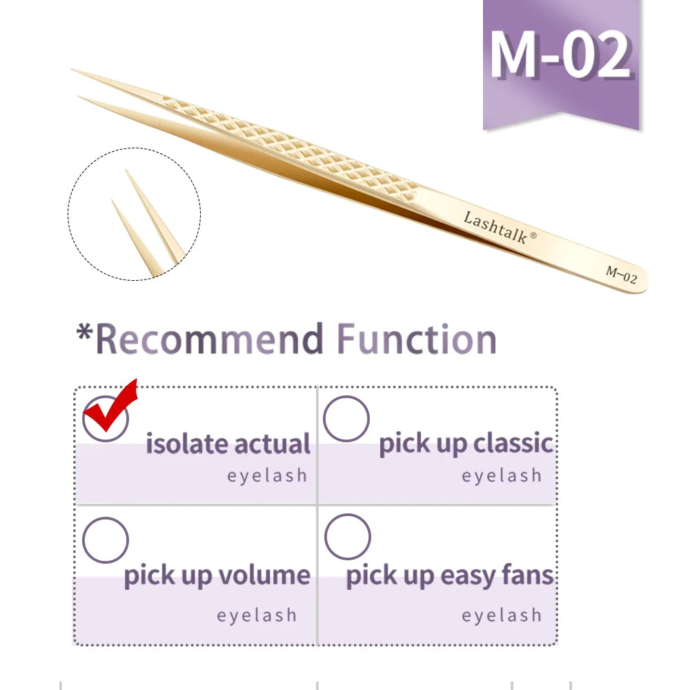 ✨ Golden Lash Extension Tweezers ✨
