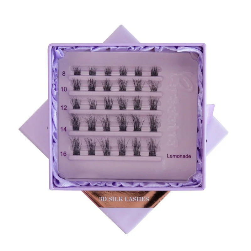 8-16mm Fluffy Silk False Eyelash Clusters