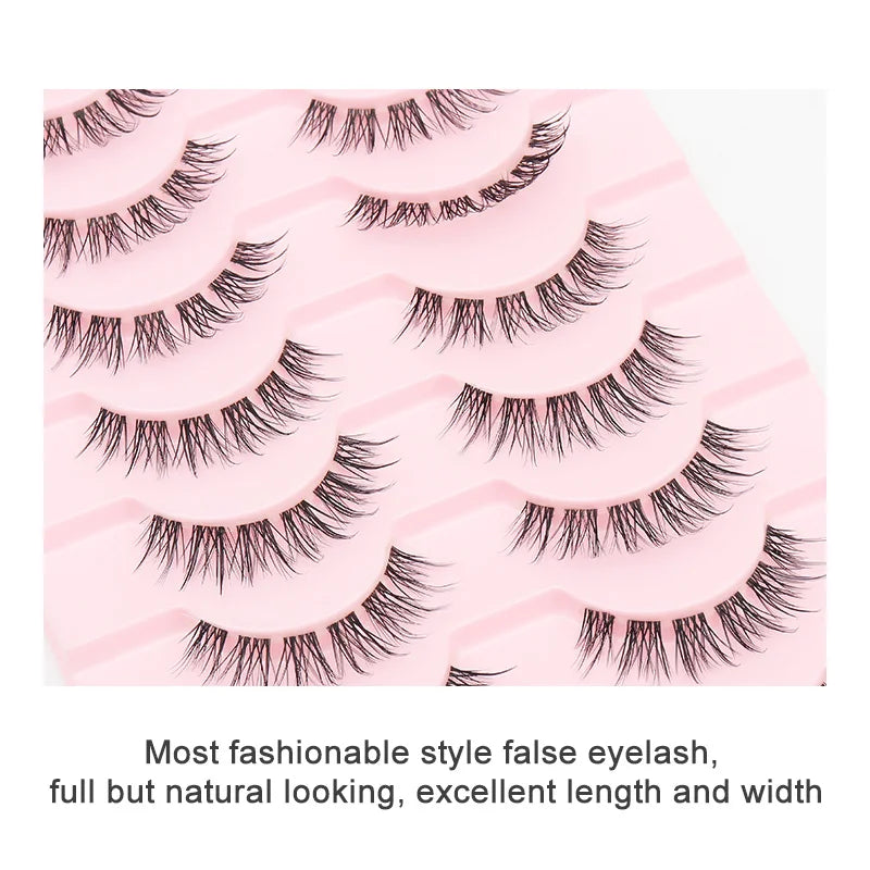 10 Pairs Cat Eye Lashes