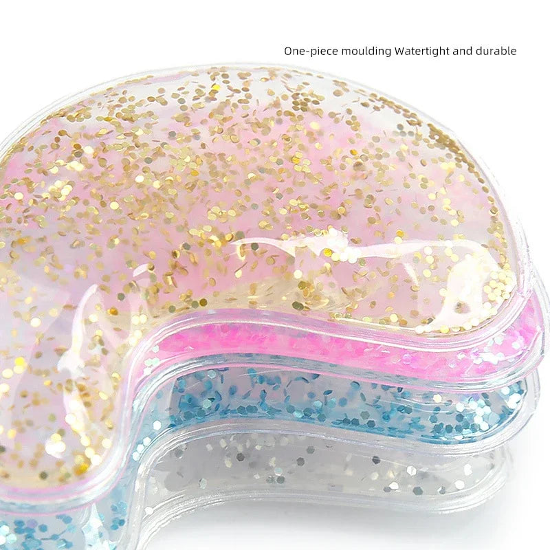 Reusable Glitter Gel Undereye Pads