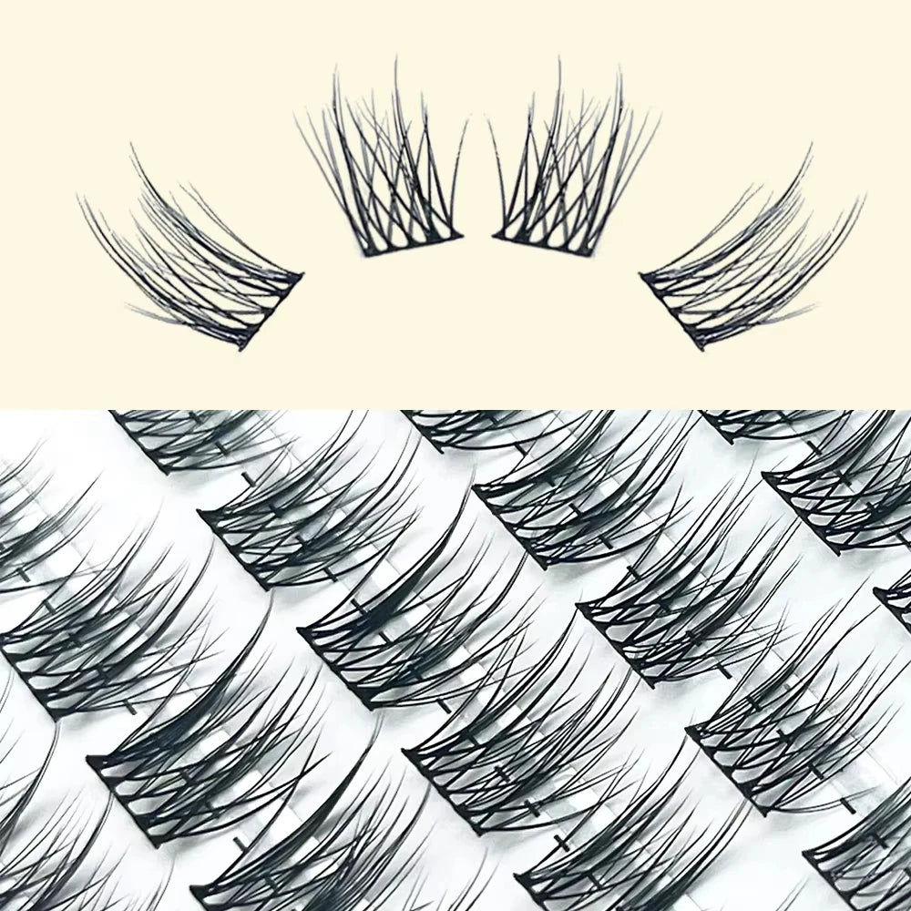 120 Cluster Brown Mink Cluster Eyelashes