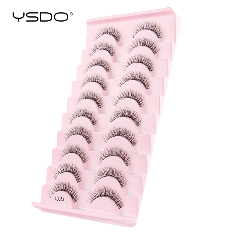 10 Pairs Wispy Strip Eyelashes
