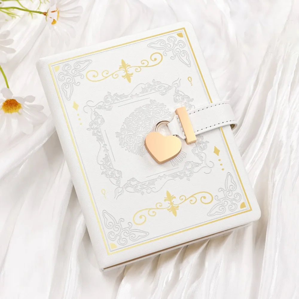✨Heart Lock PU Leather Journal✨