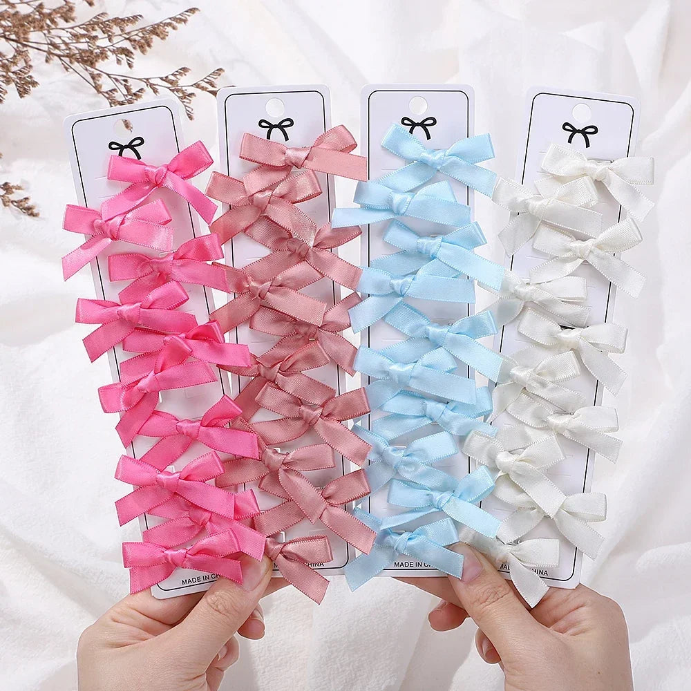 10Pc Mini Bow Clips