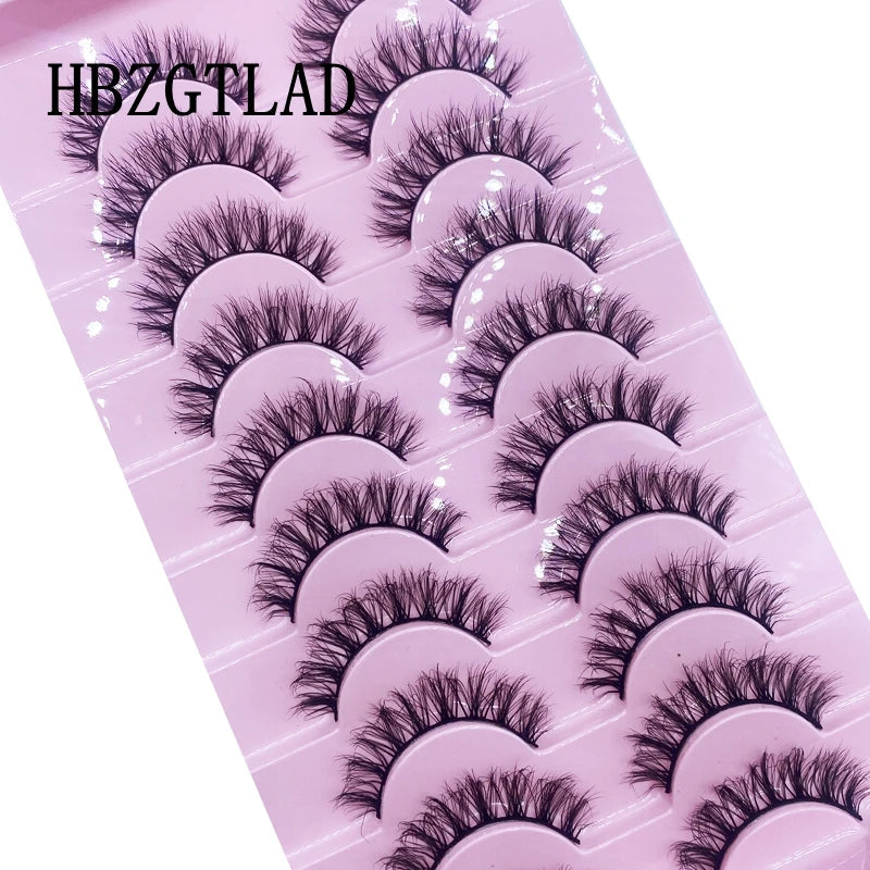 ✨ Cat Eye False Eyelashes (10 Pairs Set) ✨