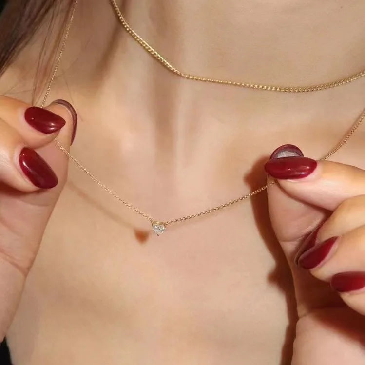 β¨ Zircon Heart Pendant β¨