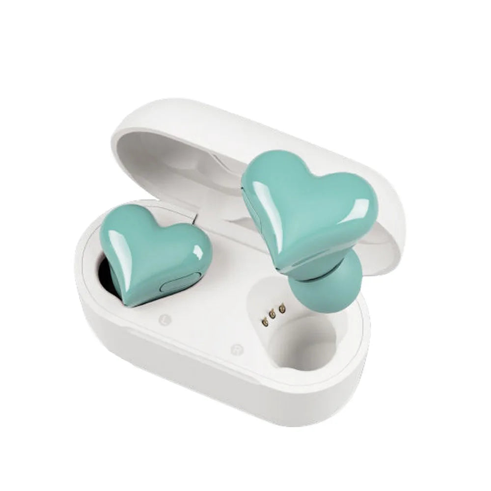 ✨Heart-Shaped Wireless Earbuds & Charging Case✨