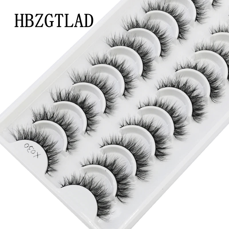 ✨ Cat Eye False Eyelashes (10 Pairs Set) ✨