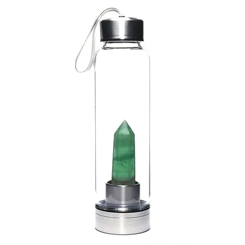 ✨Magic Energy Crystal Glass Water Bottle✨