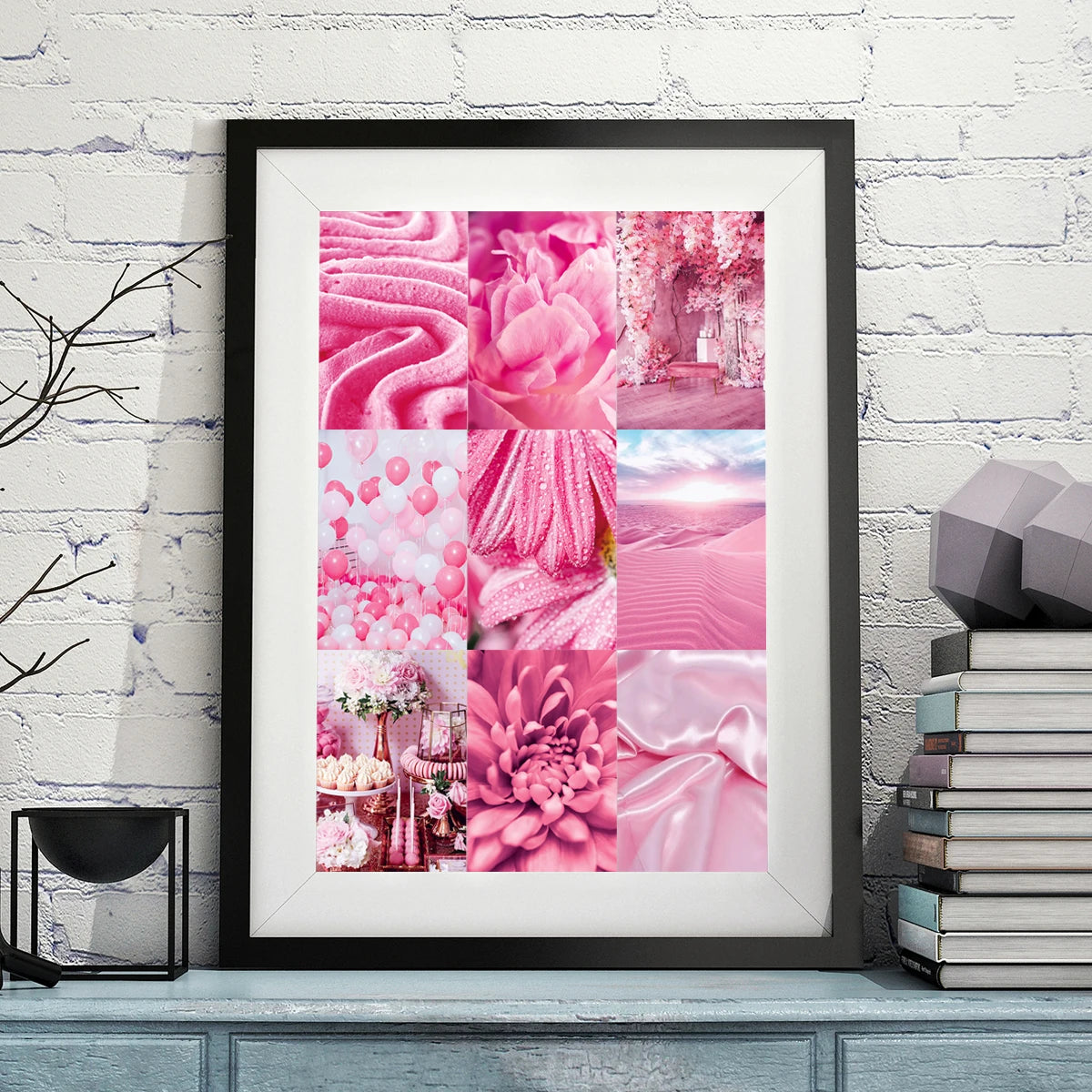 ✨Pink Aesthetic Wall Collage Set (50 Pieces) ✨